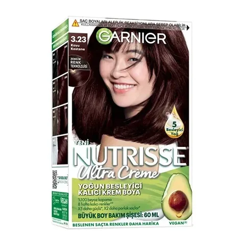 Garnier Nutrisse Permanente Creme-Haarfarbe mit 5 Ölen, 160ml