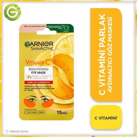 Garnier Vitamin C Brightening Eye Mask 1 pcs