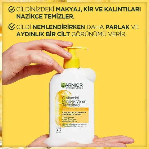 Garnier غارنييه فيتامين سي منظف ومفتح للبشرة 250 مل