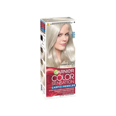 Coloration Cheveux Garnier Color Sensation S9 Blond Platine Cendré