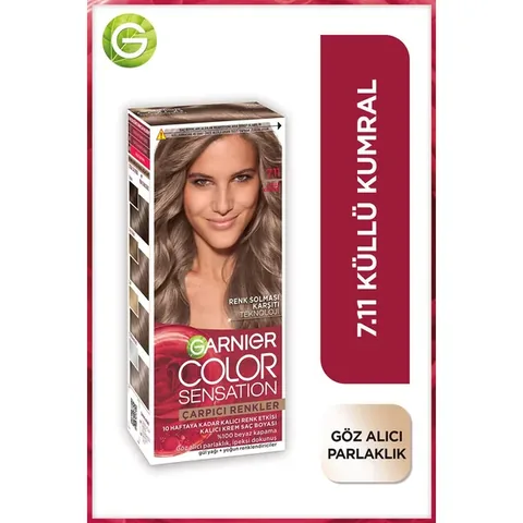 Coloration Cheveux Garnier Color Sensation 711 Châtain Cendré