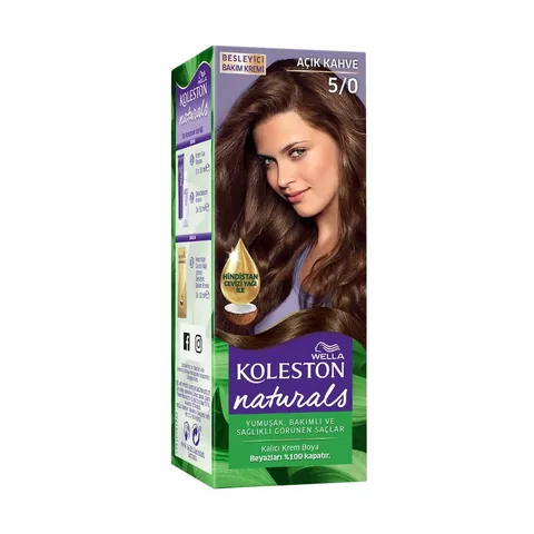 Краска для волос Wella Koleston Naturals 5/0 светло-коричневая