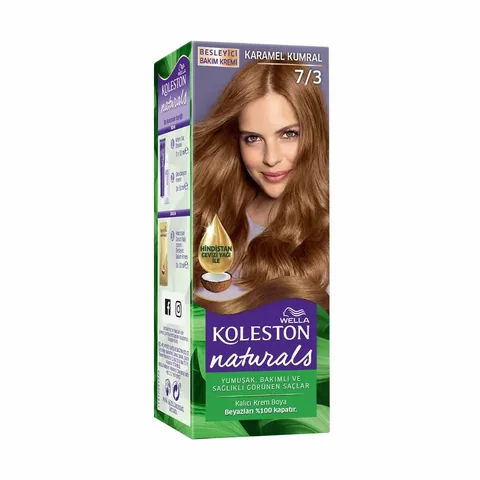 Краска для волос Wella Koleston Naturals 7/3 карамельный блонд