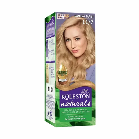 Краска для волос Wella Koleston Naturals 11/7 ванильный блонд