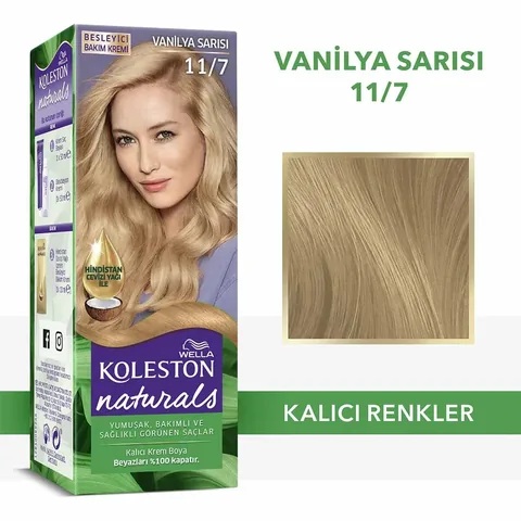 Краска для волос Wella Koleston Naturals 11/7 ванильный блонд
