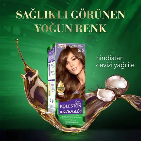 Краска для волос Wella Koleston Naturals 6/0 темный блондин