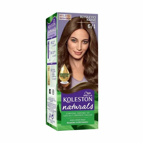 Краска для волос Wella Koleston Naturals 6/1 Фасцинатный коричневый