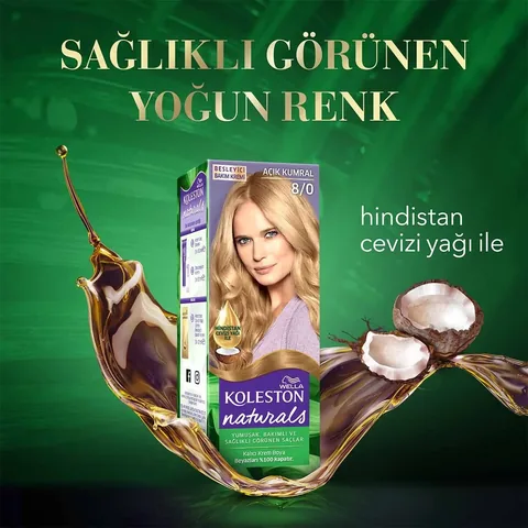 Wella Koleston Naturals Hair Dye 8/0 light Blonde