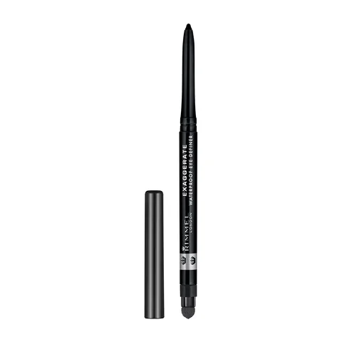 Rimmel Exaggerate Wasserfester Eyeliner - Intensives Schwarz