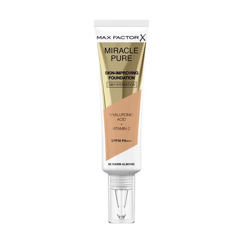 Max Factor Miracle Pure Foundation SPF 30 Warm Almond 45