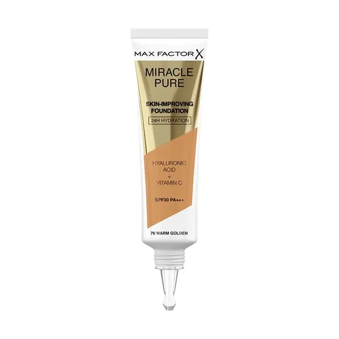 Max Factor Miracle Pure Foundation SPF 30 - Warm Golden 76