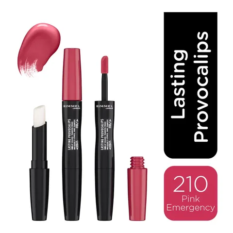 Rimmel London Provocalips Langanhaltender Flüssiglippenstift Pink 210