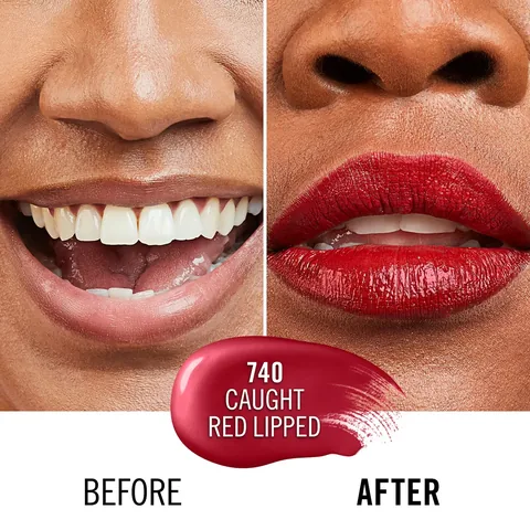 Rimmel London أحمر شفاه سائل بروفوكاليبس من ريميل لندن، لون أحمر 740