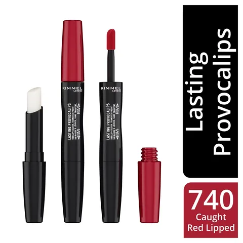 Rimmel London أحمر شفاه سائل بروفوكاليبس من ريميل لندن، لون أحمر 740