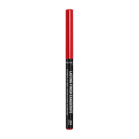 Rimmel London قلم تحديد الشفاه التلقائي لاستينج فينيش إكساجيرييت من ريميل لندن أحمر ديفا