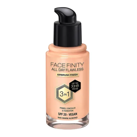 Max Factor Facefinity 3-in-1 Foundation SPF 20, Warm Almond