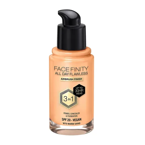 Max Factor Facefinity 3-in-1 Foundation SPF20, Warm Sand 70