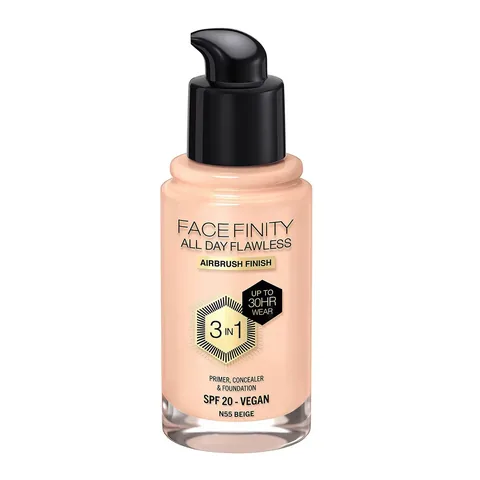 Max Factor Facefinity 3-in-1 Foundation SPF 20, Beige 55