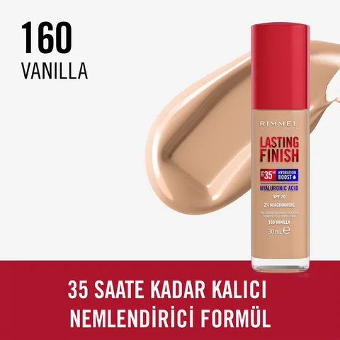 Риммель Лондон Тональный крем Ластинг Финиш Ваниль № 160