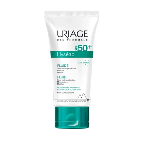 احمي بشرتك: يورياج هيسياك سائل واقي شمس SPF50+ مطفأ للمعان