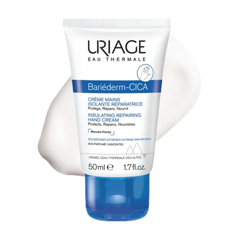 استمتع بيدين ناعمتين ومحميتين مع كريم Uriage Bariederm