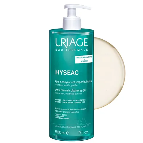 Uriage Hyseac Special Cleansing Gel for Acne-Prone Skin 500 ml