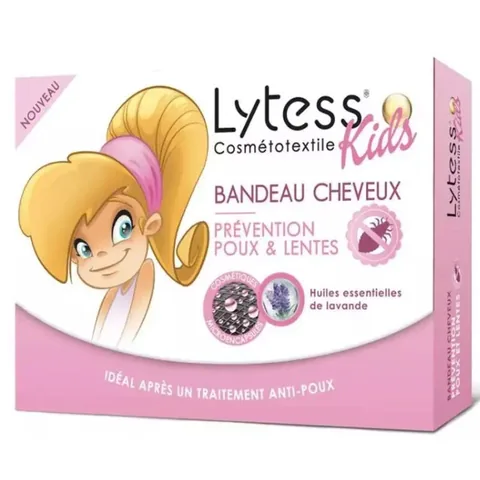 Lytess Kinder Anti-Läuse- und Nissen-Bandana für Haar Schutz