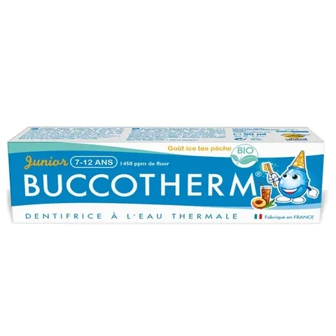 Зубная паста Buccotherm Junior со вкусом персикового iced tea для детей 7-12 лет 50 мл