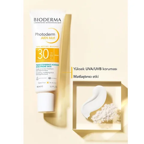 Матирование и защита: Bioderma Photoderm AKN MAT SPF 30