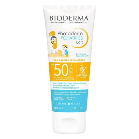 Schützen Sie Kinderhaut: Bioderma Photoderm Pediatrics Lait