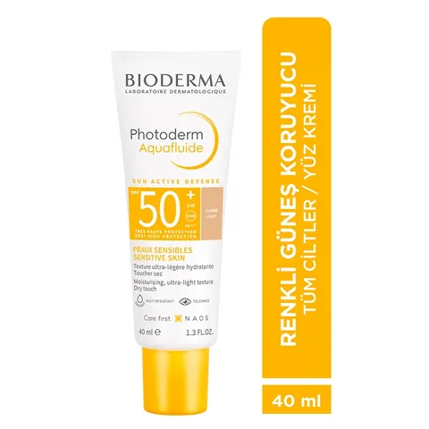 كريم واقي شمس ملون SPF 50+ من بيوديرما 40 مل فاتح Bioderma