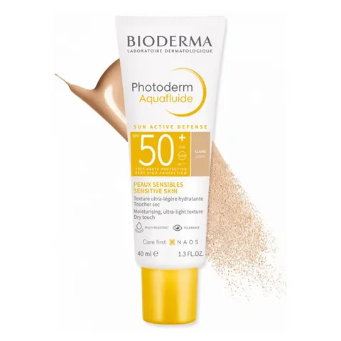 Bioderma Photoderm SPF 50+ Aquafluide Tinted Sun Cream 40 ml - Light