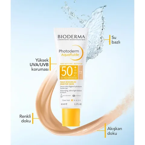 كريم واقي شمس ملون SPF 50+ من بيوديرما 40 مل فاتح Bioderma