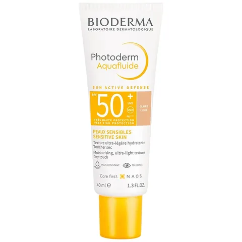 كريم واقي شمس ملون SPF 50+ من بيوديرما 40 مل فاتح Bioderma