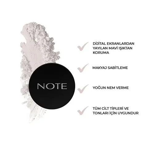 Note بودرة تثبيت المكياج الشفافة من نوت