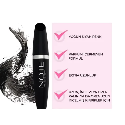 Note Ultra Volume Mascara Ultra Volume 1 pcs