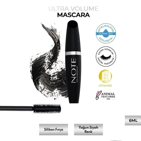 Note Ultra Volume Mascara Ultra Volume 1 pcs