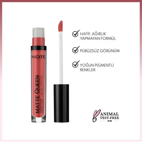 Note Matte Queen Liquid Lipstick 05 summer Charm