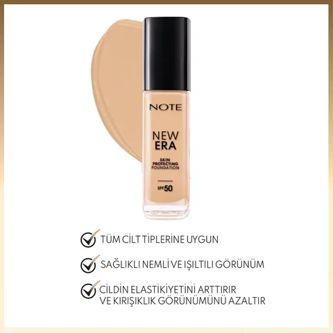 Note New Era SPF 50 Hautschützende Foundation - 120 ml