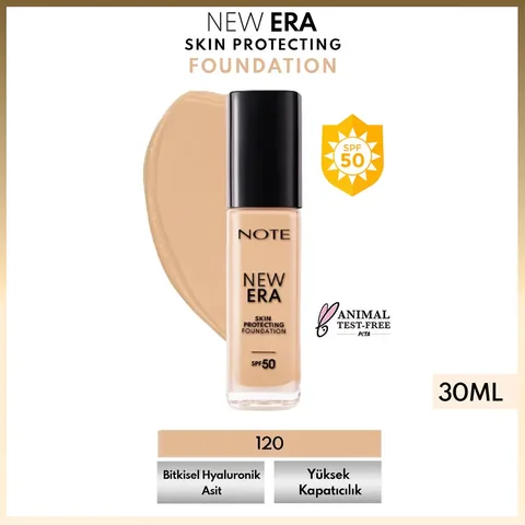 Note New Era SPF 50 Hautschützende Foundation - 120 ml