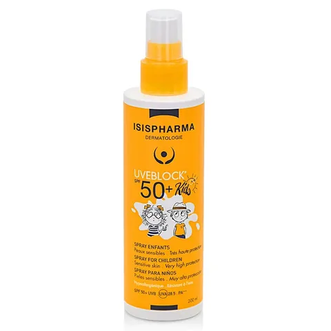 Isıs Pharma Uveblock SPF 50+ Spray For Children 200 ml