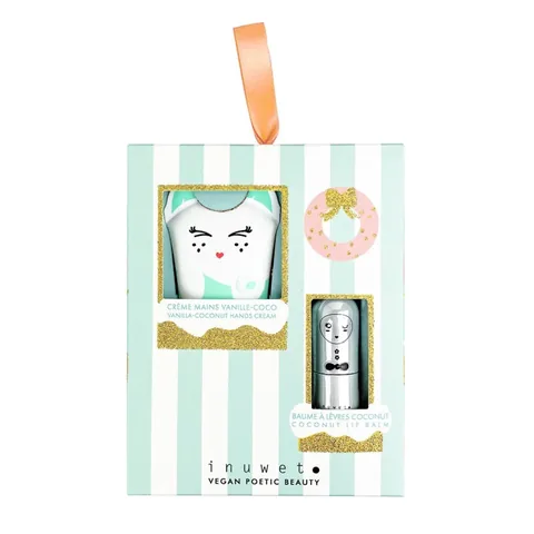 Inuwet Bow Design Lip Moisturizer and Hand Cream Set