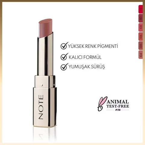 Note Iconic Matte Lipstick 104