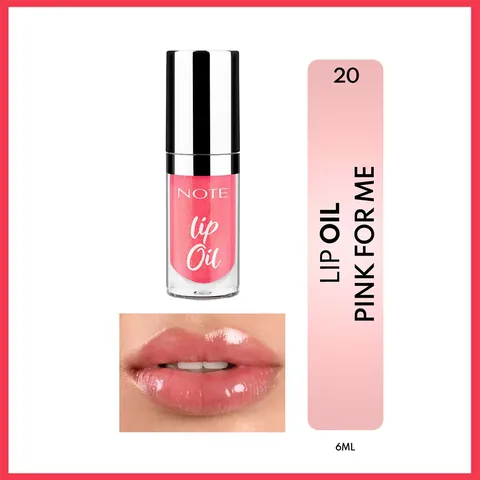 Note Lippenöl 20 - Pink Für Mich | Feuchtigkeitsspendend &amp; Glänzendes Finish