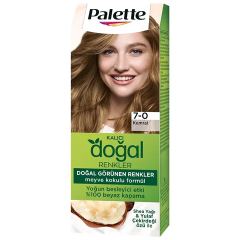 Palette Naturfarben 7-0 Blond Permanente Haarfarbe