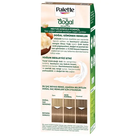 Palette Naturfarben 7-0 Blond Permanente Haarfarbe