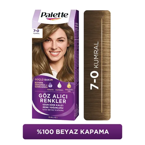 Vibrant 7-0 Blonde Haarfarbe mit Keratin &amp; pflegenden Ölen