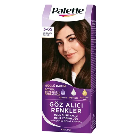 Auffällige Schokoladenbraune Haarfarbe mit Keratin & Glanz