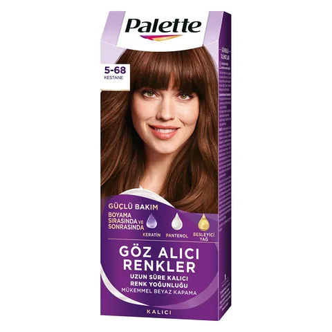 Palette Haarfarbe 5-68 Kastanie - Intensive Farbe & Glanz