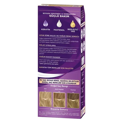 Eye-Catching Dark Blonde Hair Dye - Long-Lasting Color Palette